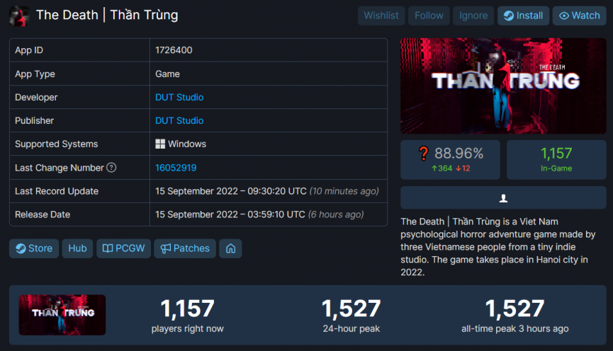 Thần Trùng - tựa game kinh dị Việt lọt top trending trên Steam 187853