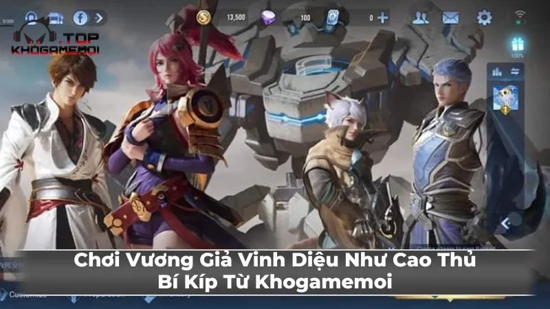 Chơi Vương Giả Vinh Diệu Như Cao Thủ: Bí Kíp Từ Khogamemoi